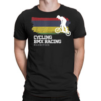 Bmx Bike Mauritius Flag Biking Cycling Racing Bmx T Shirt T-shirt | Artistshot