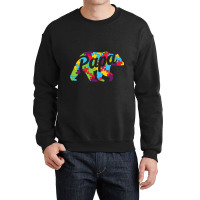 Autism Papa Bear Autism Awareness Crewneck Sweatshirt | Artistshot