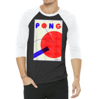 Funny Ping Pong   Ping Pong Vintage Table Tennis Player T Shirt 3/4 Sleeve Shirt | Artistshot