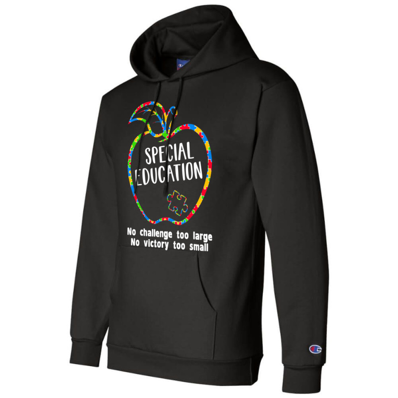 Autism Special Education Teacher Girl Champion Hoodie by mrlee | Artistshot