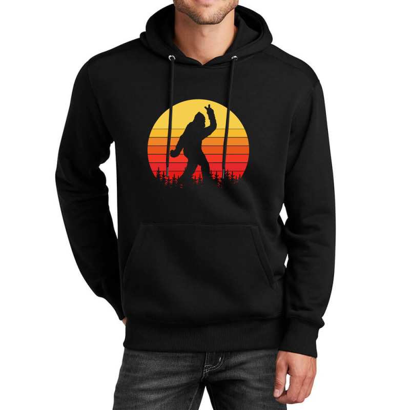 Bigfoot Peace Silhoette Unisex Hoodie | Artistshot