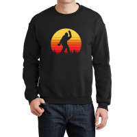 Bigfoot Peace Silhoette Crewneck Sweatshirt | Artistshot