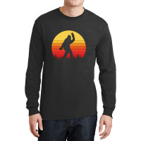 Bigfoot Peace Silhoette Long Sleeve Shirts | Artistshot