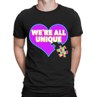 Autism We Are All Unique Autism Awareness Support T-shirt | Artistshot