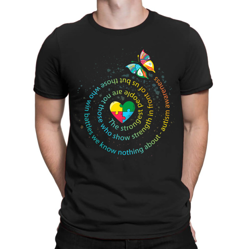 Butterfly Autism The Strongest People Autism T-Shirt by mrlee | Artistshot