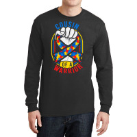 Cousin Of A Warrior Autism Awareness Matching Long Sleeve Shirts | Artistshot