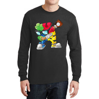 Dabbing Baseball Puzzle Piece Autism Awareness Long Sleeve Shirts | Artistshot