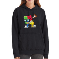 Dabbing Baseball Puzzle Piece Autism Awareness Vintage Hoodie | Artistshot