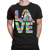 Gnomes Holding Puzzle Love Support Autism Awareness T-shirt | Artistshot