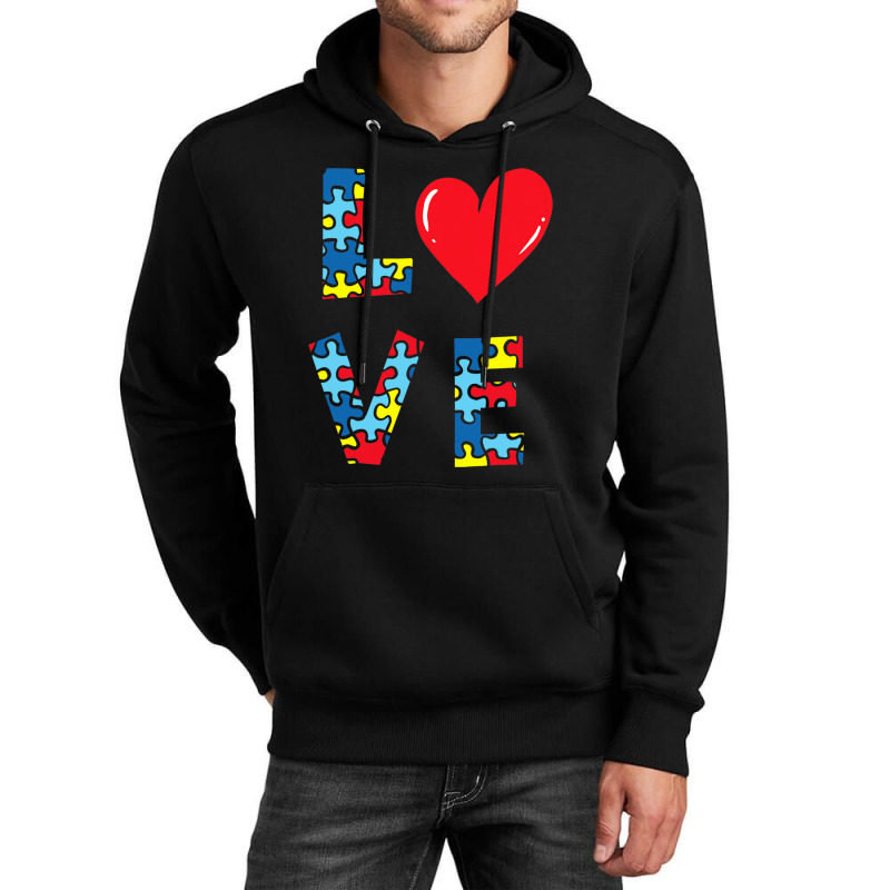 Love Autism Awareness Unisex Hoodie by mrlee | Artistshot