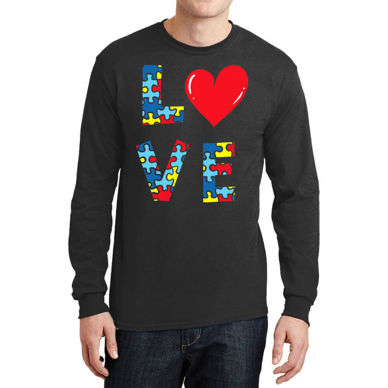 Love Autism Awareness Long Sleeve Shirts by mrlee | Artistshot