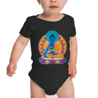 Buddhism Medicine Buddha Healing Mantra Tibetan Buddhist Yoga 455 Baby Bodysuit | Artistshot