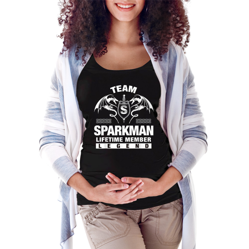 Team Sparkman Lifetime Member Gifts T Shirt Maternity Scoop Neck T-shirt by maionexzweddel1i | Artistshot