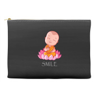 Buddhism Smile Baby Buddha On A Lotus Flower Yoga Accessory Pouches | Artistshot