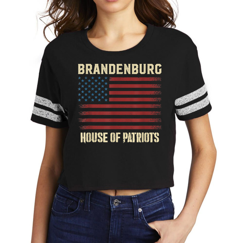 Brandenburg Last Name Surname American Flag Family T Shirt Scorecard Crop Tee by weltzjharrasw | Artistshot