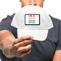 I'm 21 Card Me Bro Birthday Funny 21st Birthday 21 Years Old T Shirt Rectangle Patch | Artistshot