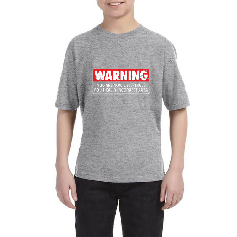 Warning Area Youth Tee | Artistshot