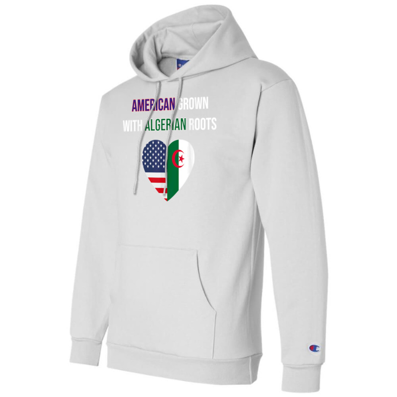 American Grown With Algerian Roots T Shirt Champion Hoodie | Artistshot