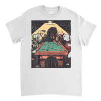 Game Night Dogs On Billiards Pool Table Shooting 8 Ball T Shirt Classic T-shirt | Artistshot