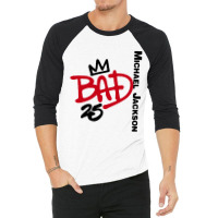 Bad 25 Jacko 3/4 Sleeve Shirt | Artistshot