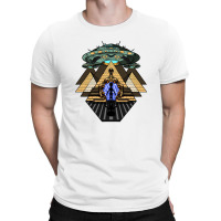 Alien Abduction Egyptian Pyramids T-shirt | Artistshot