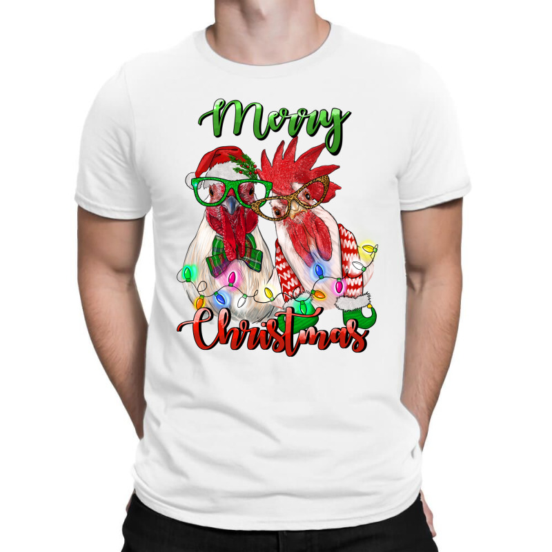 Christmas Roosters T-Shirt by RanaPortraitStore | Artistshot