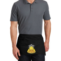 Hippie Alien Egyptian Pyramids Waist Apron | Artistshot