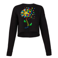 Autism Awareness Accept Understand Love Autism Cropped Sweater | Artistshot