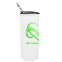 Strong Is The Only Choice Adrenal Cancer Warrior Awareness T Shirt Skinny Tumbler | Artistshot