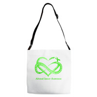 Strong Is The Only Choice Adrenal Cancer Warrior Awareness T Shirt Adjustable Strap Totes | Artistshot