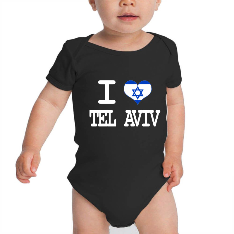 I Love Tel Aviv Baby Bodysuit | Artistshot