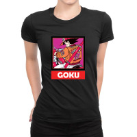 Goku Ladies Fitted T-shirt | Artistshot