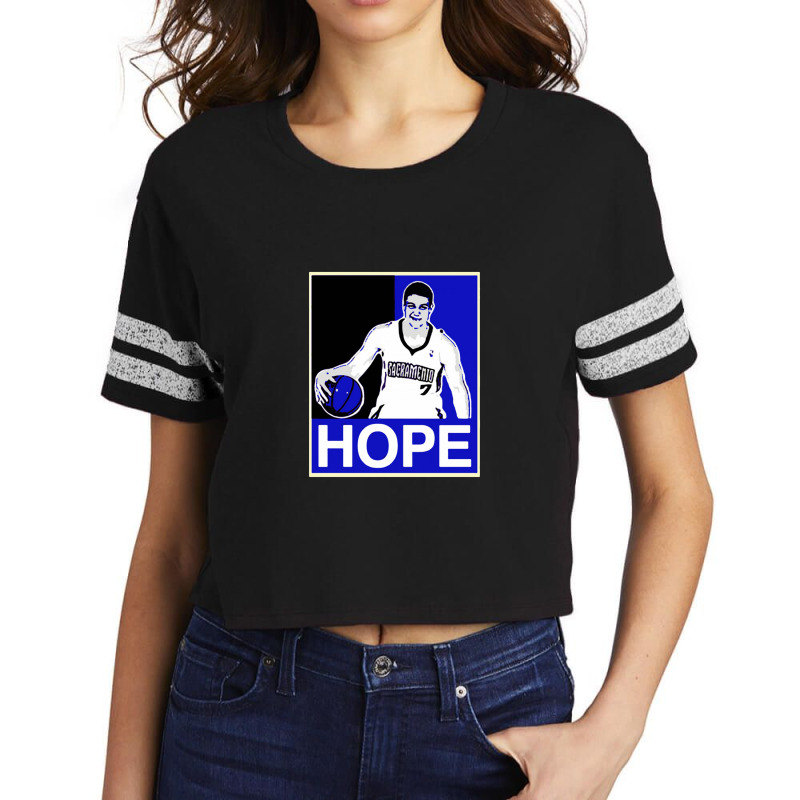 Jimmer Fredette Sacramento Basketball Hope Scorecard Crop Tee by blakblakan13 | Artistshot