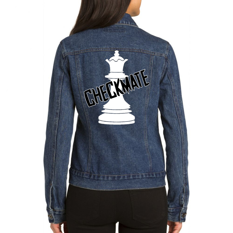 Chess Club Designs T  Shirt International Chess Day Ladies Denim Jacket by reichelzakary488 | Artistshot