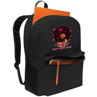 Black Women Black Queen Breast Cancer Warrior Pink Ribbon T Shirt Backpack | Artistshot