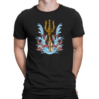 Poseidon Trident T-shirt | Artistshot