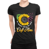 Cleft Palate Lip Mom Fun Strong Awareness T Shirt Ladies Fitted T-shirt | Artistshot