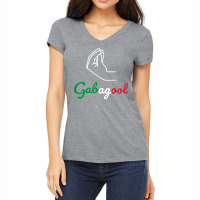 Gabagool. Italian American Funny Italian Hand T Shirt Women's V-neck T-shirt | Artistshot