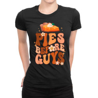 Funny Thanksgiving Pies Before Guys For Women And Girls T Shirt Ladies Fitted T-shirt | Artistshot