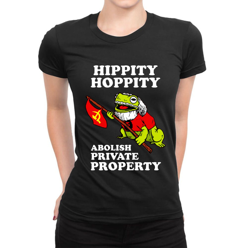 Hippity Hoppity Abolish Private Property Essential Ladies Fitted T-Shirt by Hot Trends | Artistshot