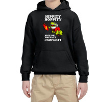 Hippity Hoppity Abolish Private Property Essential Youth Hoodie | Artistshot