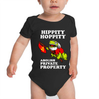 Hippity Hoppity Abolish Private Property Essential Baby Bodysuit | Artistshot