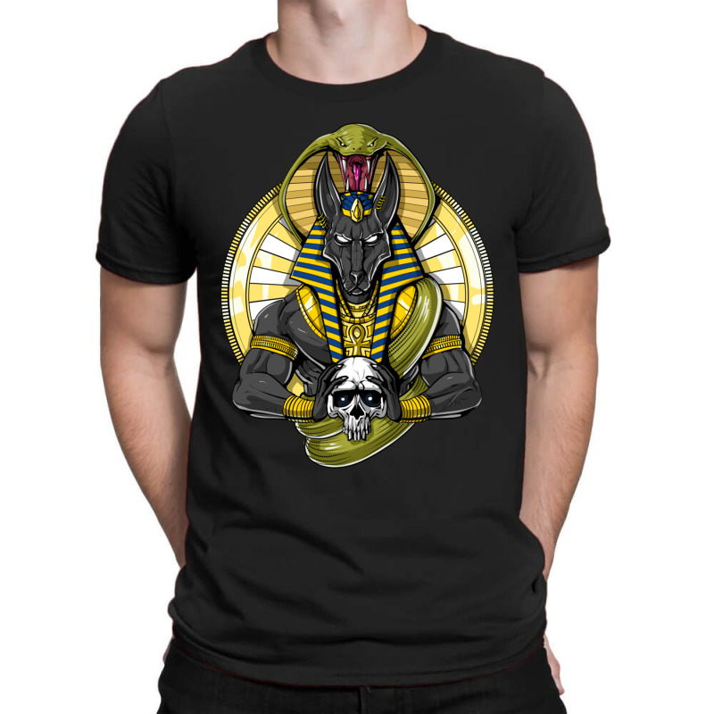 Hippie Egyptian Mythology God Anubis T-Shirt by criticizematter | Artistshot