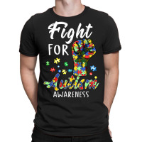 Fight For Autism Awareness World Autism Awareness Day T-shirt | Artistshot