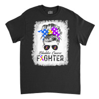 Woman Bladder Cancer Fighter T  Shirt Woman Bladder Cancer Fighter Blu Classic T-shirt | Artistshot