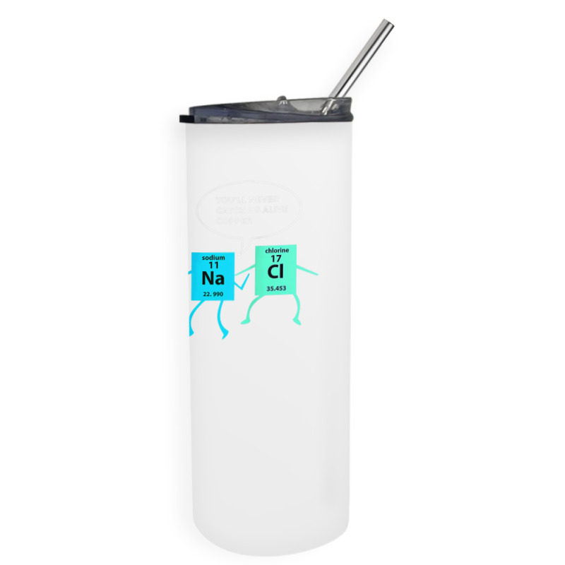 Salt And Copper Police Chemistry Pun Funny Gift Nerd Geek T Shirt Skinny Tumbler | Artistshot