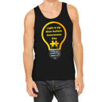 Light It Up Blue Autism Awareness Day Tank Top | Artistshot