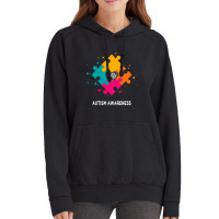 Live Love Accept Autism Awareness Autism Mom Vintage Hoodie | Artistshot