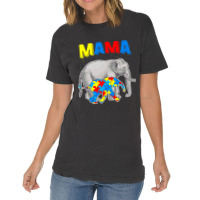 Mama Elephant Autism Awareness Vintage T-shirt | Artistshot