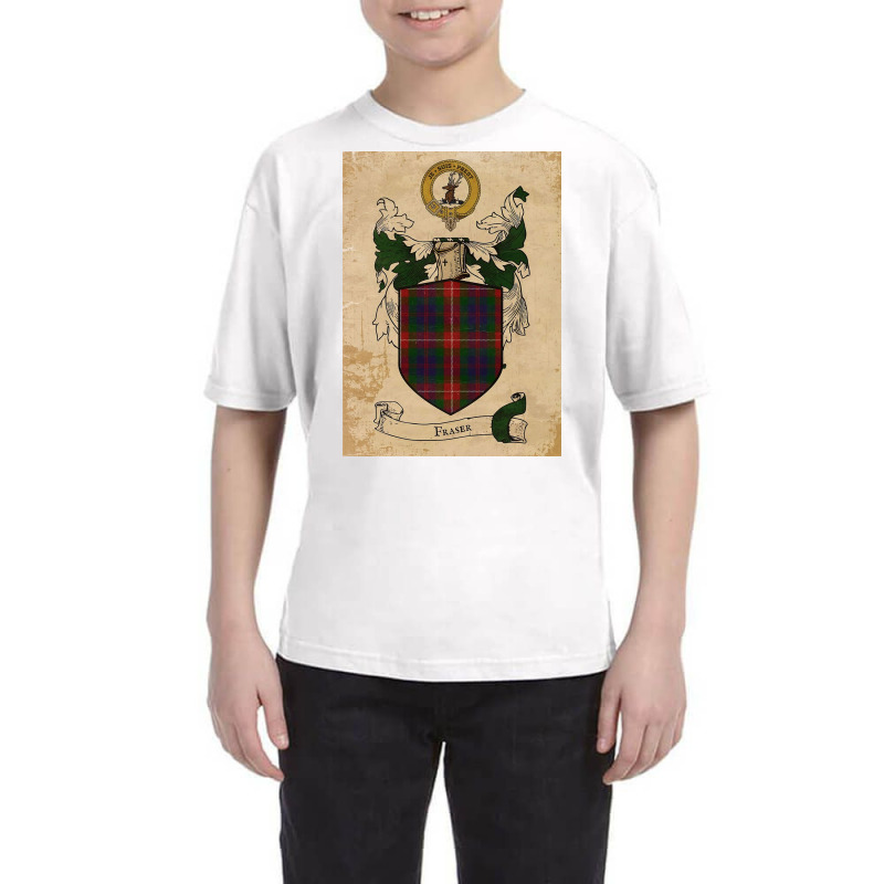 Clan Fraser Youth Tee by PantsArts | Artistshot